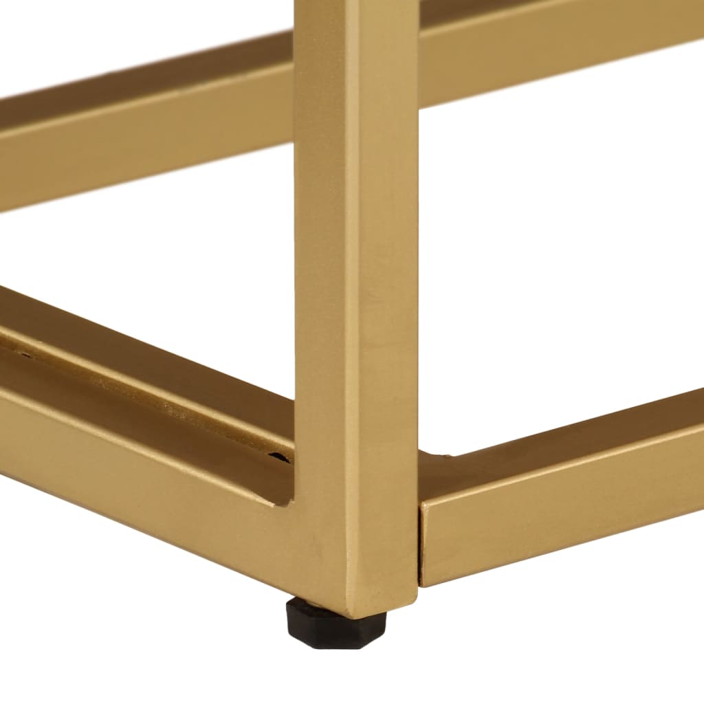 Console Table Brown Solid Mango Wood 35.4 x 11.8 x 29.9 in