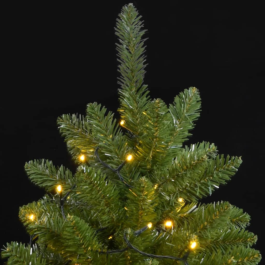 Artificial Hinged Christmas Tree 300 LEDs 118.1"