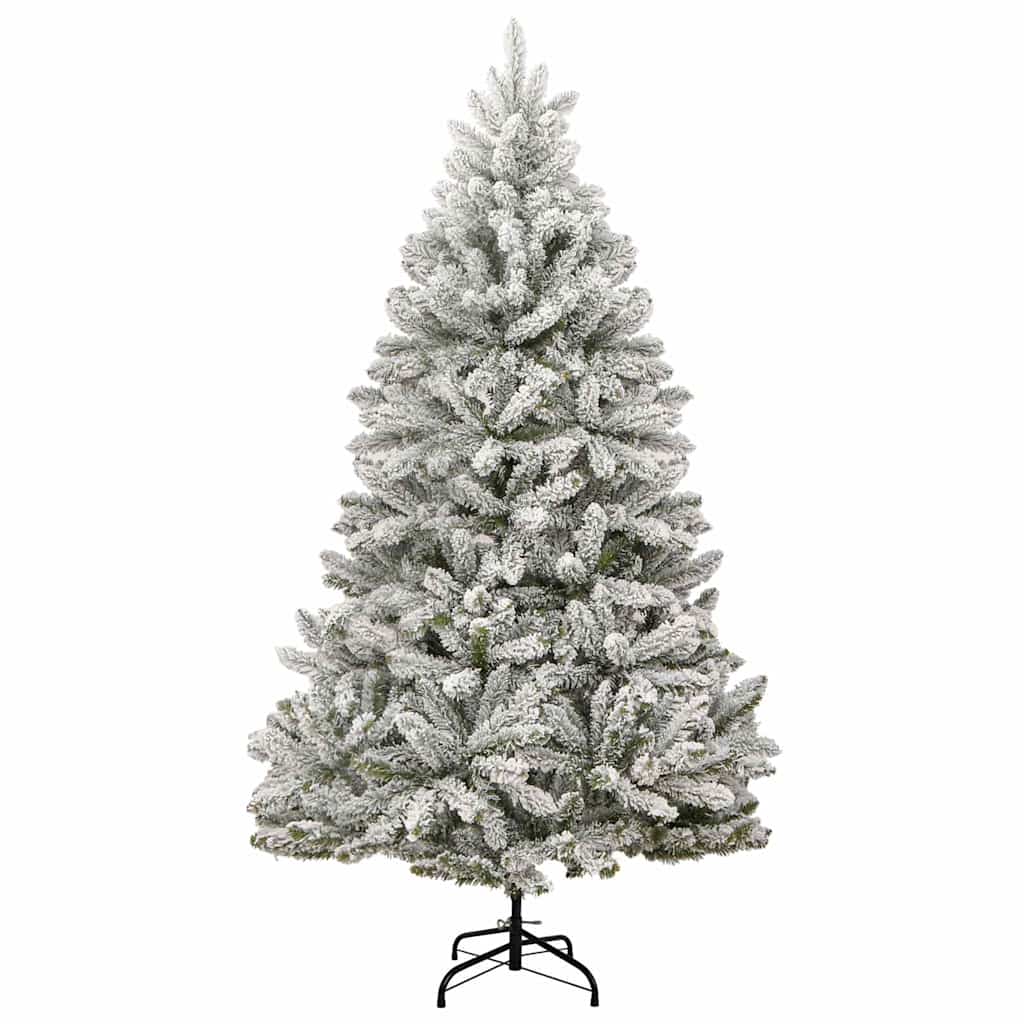 Artificial Hinged Christmas Tree 300 LEDs & Ball Set 118.1"