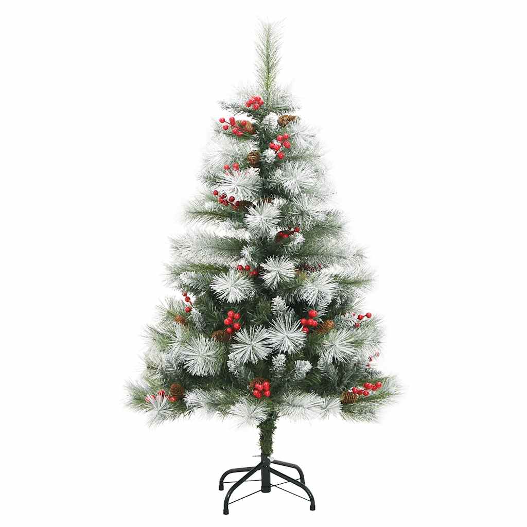 Artificial Hinged Christmas Tree 150 LEDs & Ball Set 59.1"