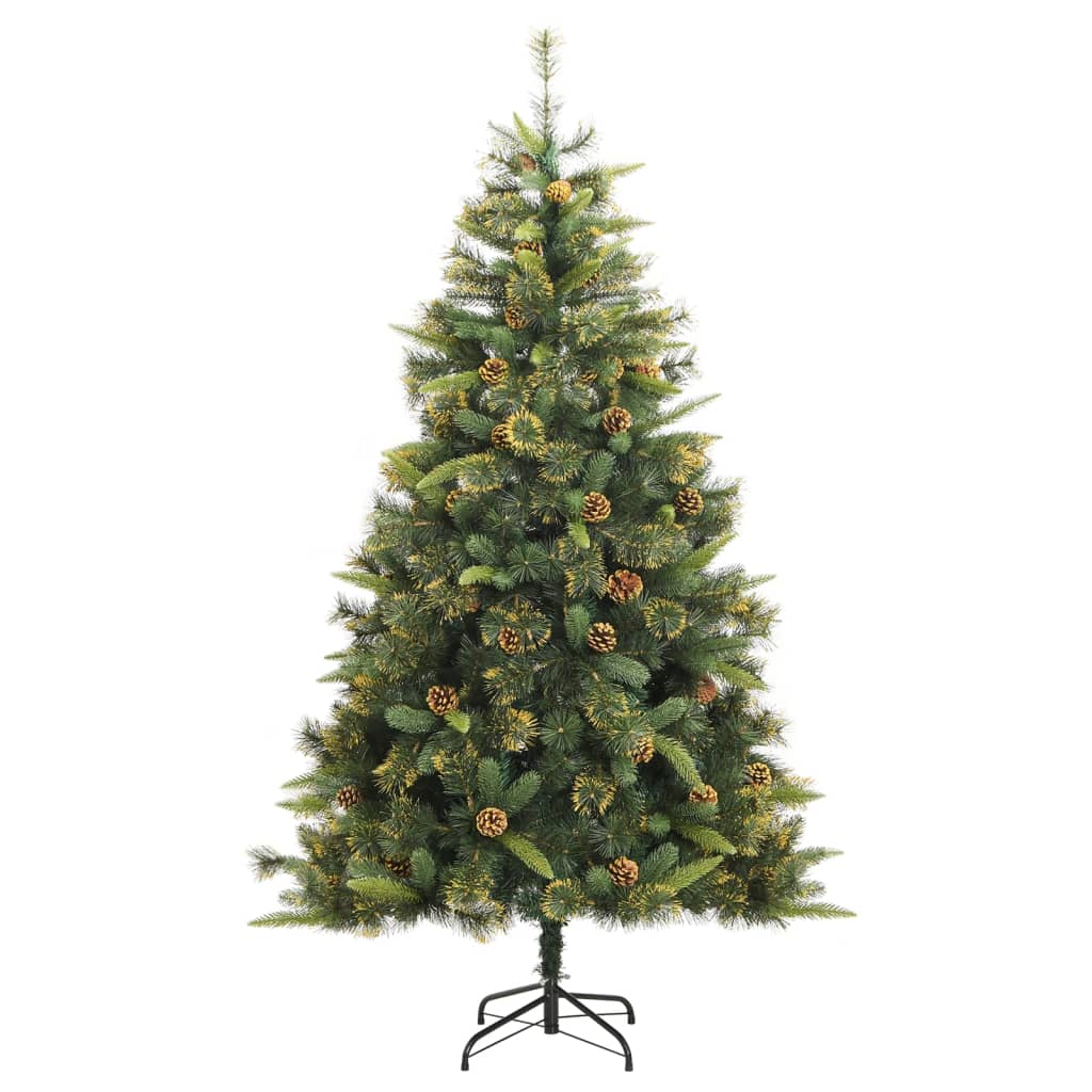 Artificial Hinged Christmas Tree 300 LEDs 82.7"