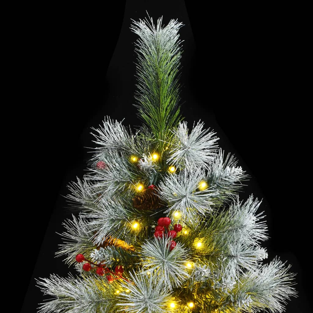 Artificial Hinged Christmas Tree 300 LEDs 70.9"
