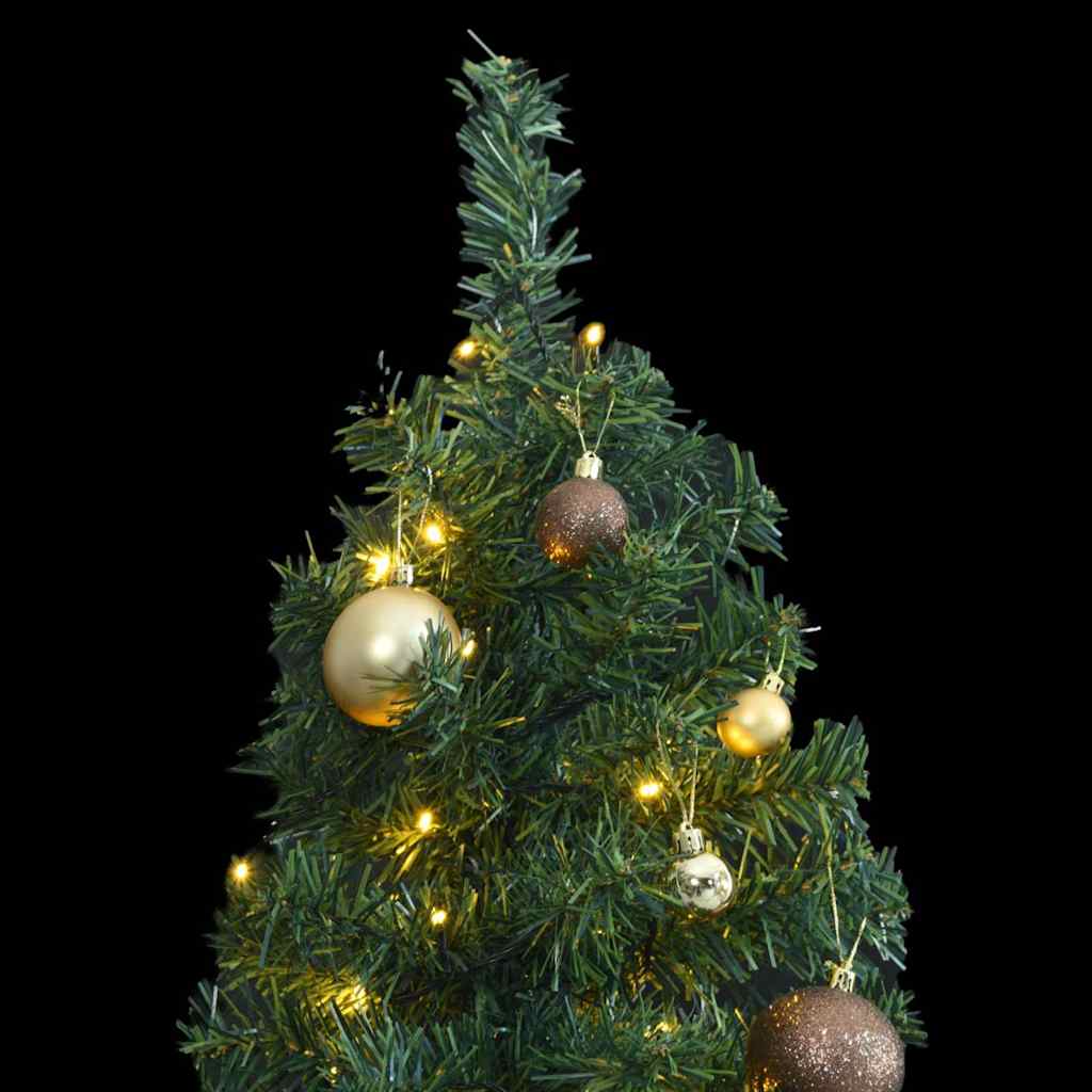 Slim Christmas Tree 300 LEDs & Ball Set 118.1"