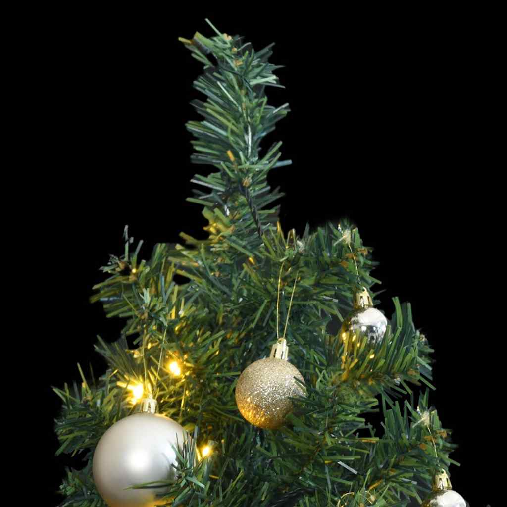 Slim Christmas Tree 300 LEDs & Ball Set 118.1"