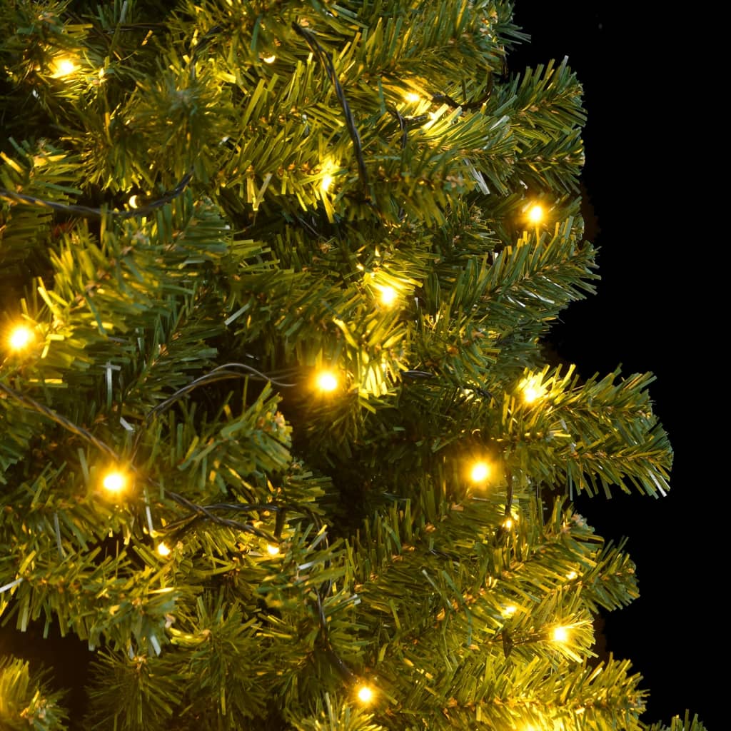 Artificial Hinged Christmas Tree 150 LEDs 47.2"