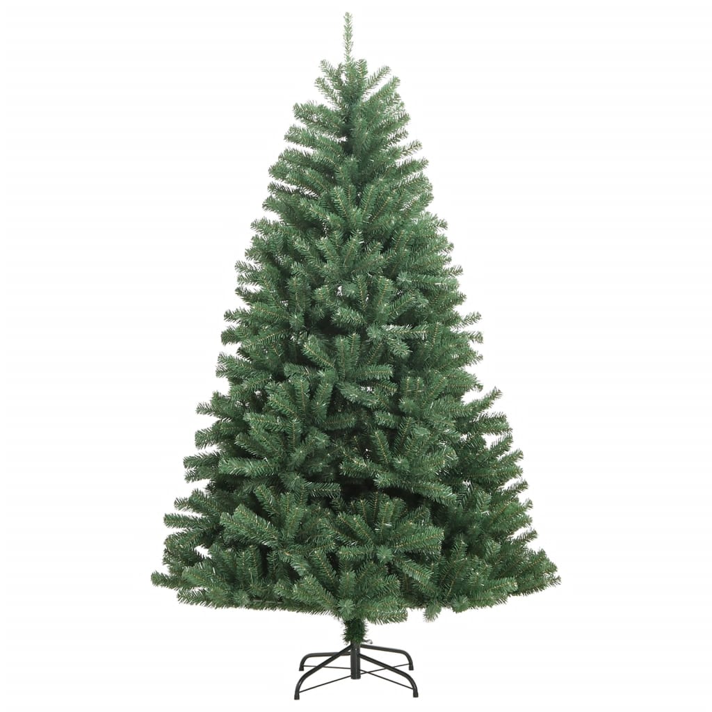Artificial Hinged Christmas Tree 150 LEDs 47.2"