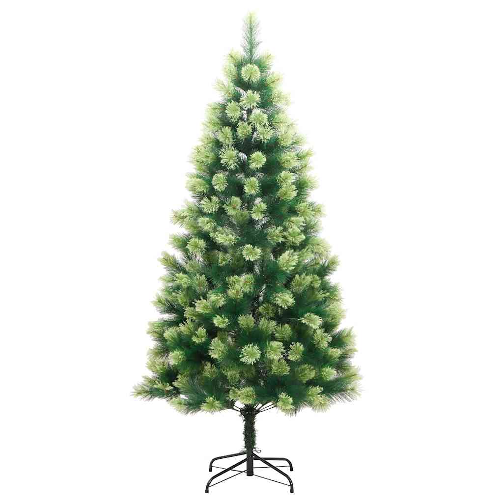 Artificial Hinged Christmas Tree Green PVC Large Foldable
