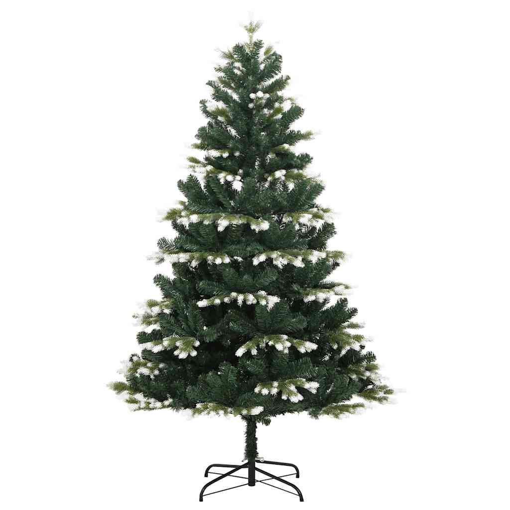 Artificial Hinged Christmas Tree 150 LEDs & Ball Set 59.1"