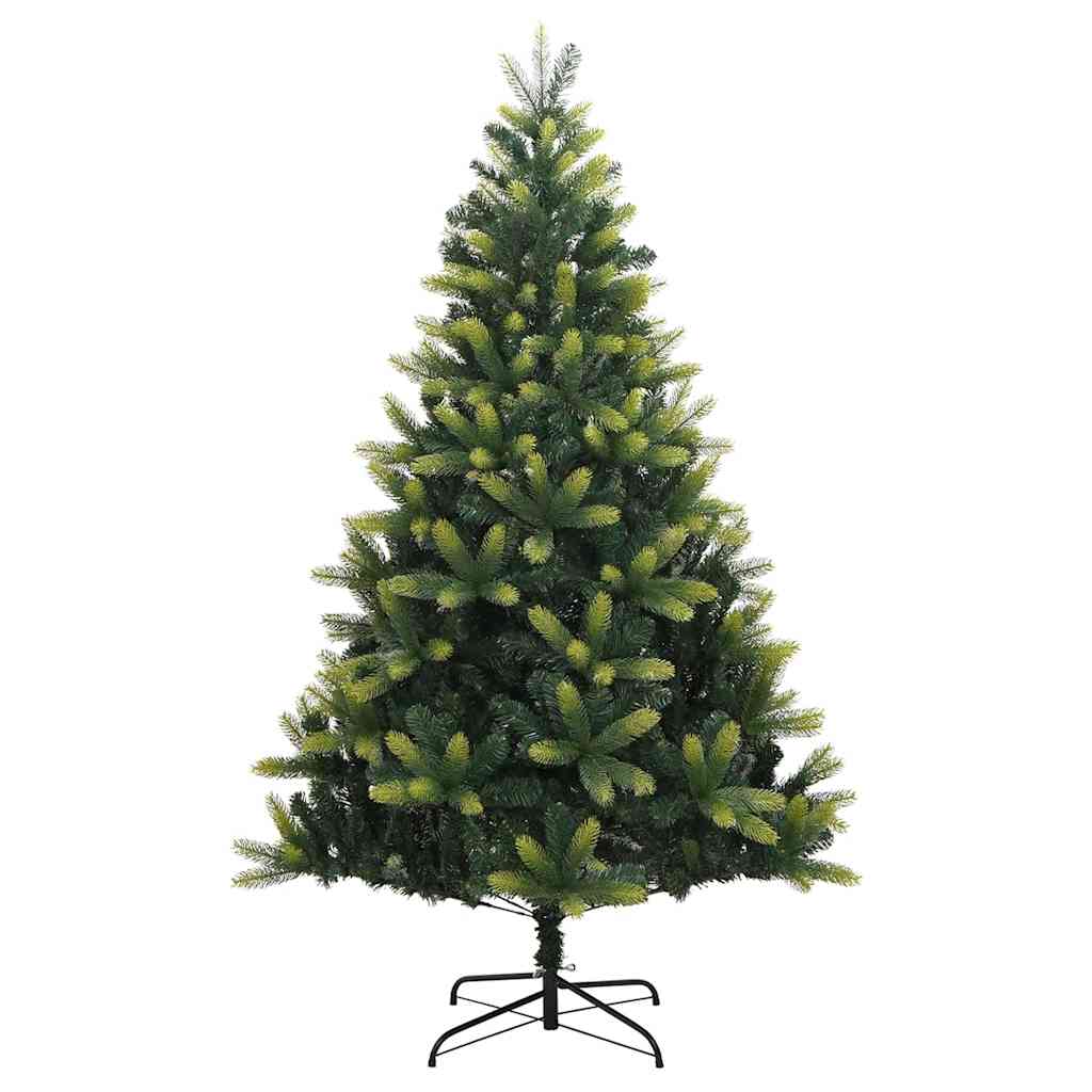 Artificial Hinged Christmas Tree 150 LEDs & Ball Set 59.1"
