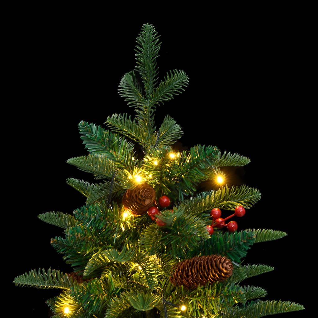 Artificial Hinged Christmas Tree Green PVC, PE, Iron 4 ft