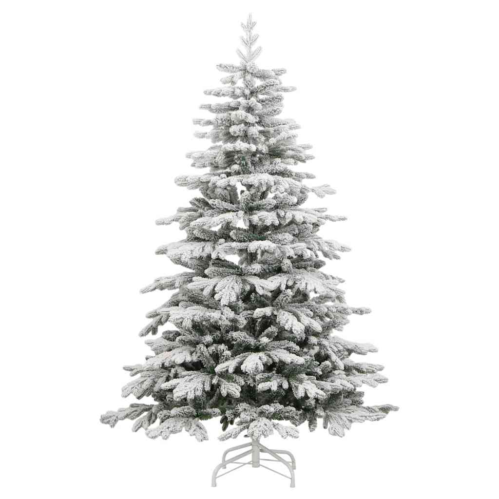 Artificial Hinged Christmas Tree 300 LEDs & Ball Set 82.7"