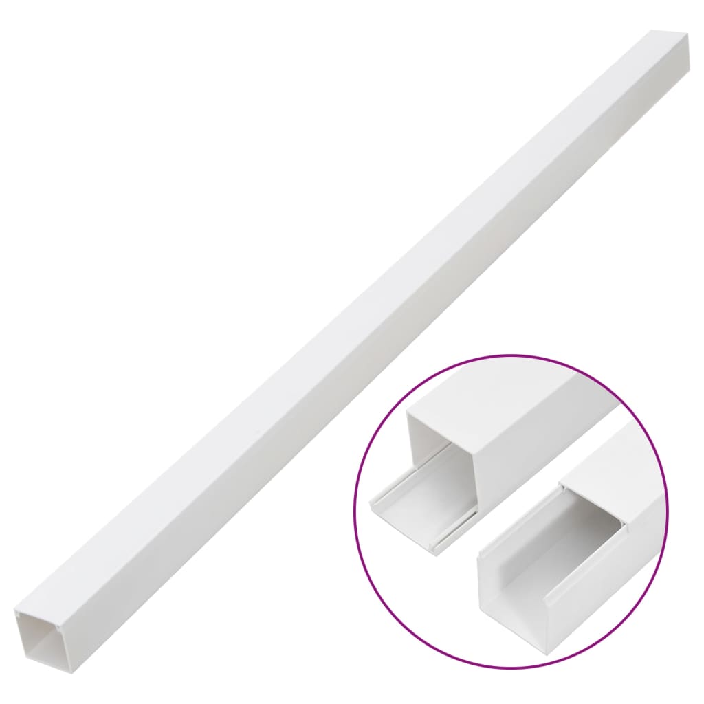 Cable Trunking 3.9"x1.6" 98.4' PVC