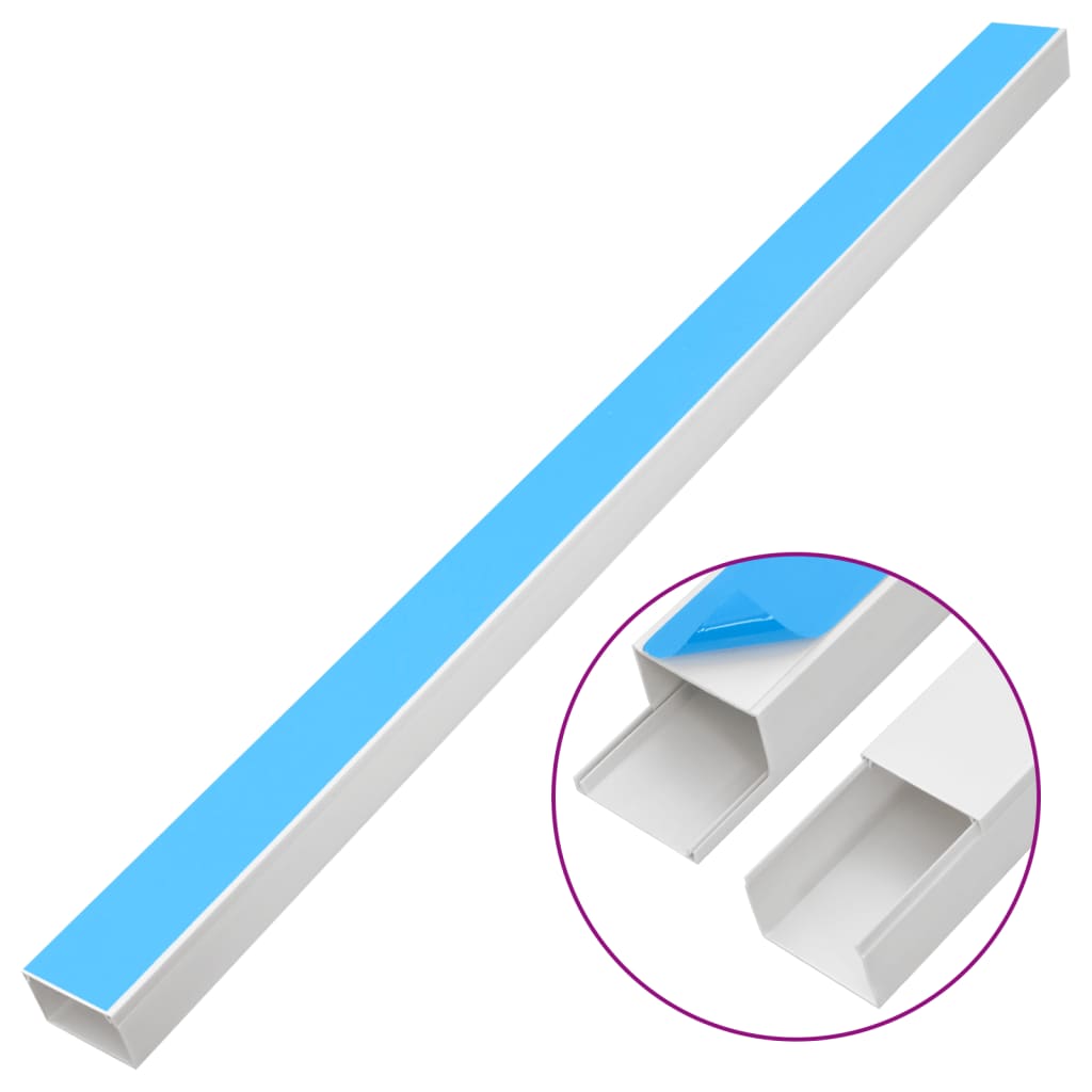 Cable Trunking Self-Adhesive 2"x1" 32.8' PVC