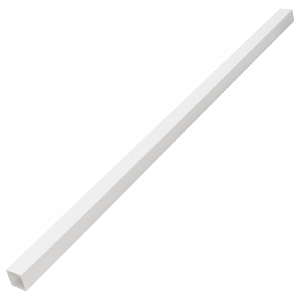 Cable Trunking Self-Adhesive 0.98"x0.98" 98.4' PVC