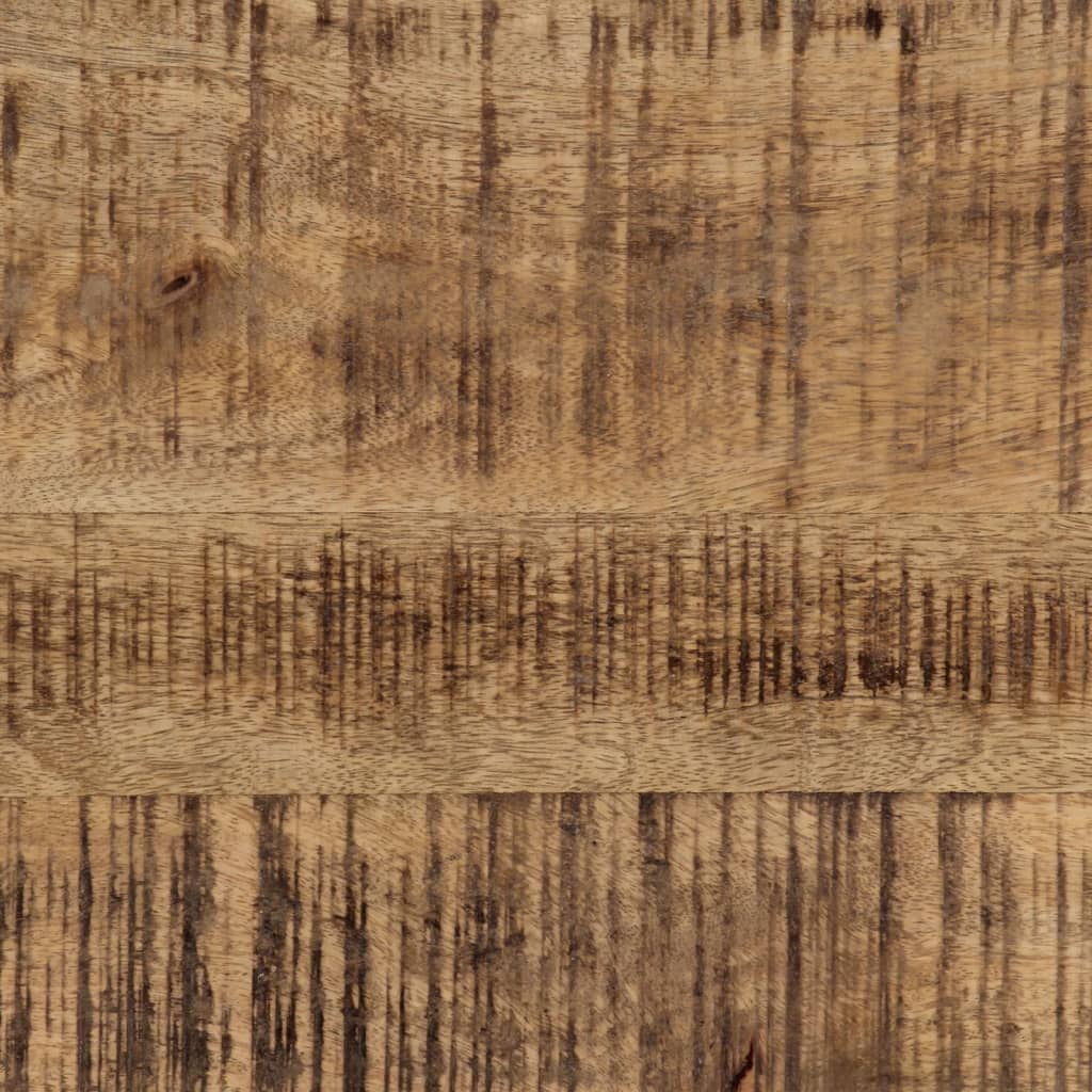 TV Cabinet Rough Mango Wood Solid Rough Mango Wood