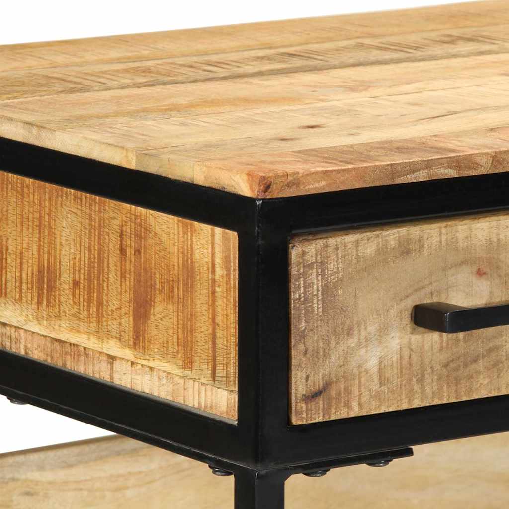 Writing Desk Brown 39.4" x 19.7" x 29.5" solid mango wood