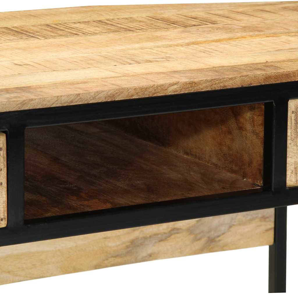 Writing Desk Brown 39.4" x 19.7" x 29.5" solid mango wood