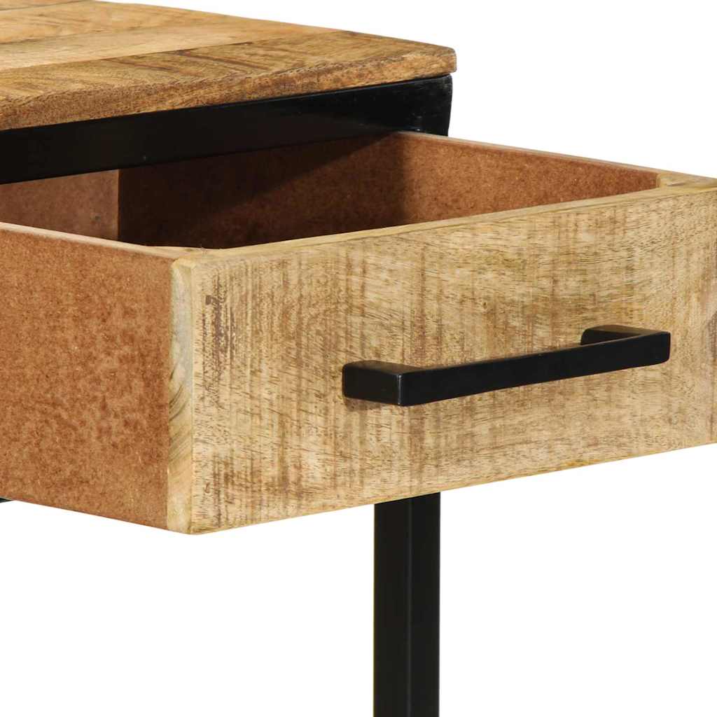 Writing Desk Brown 39.4" x 19.7" x 29.5" solid mango wood