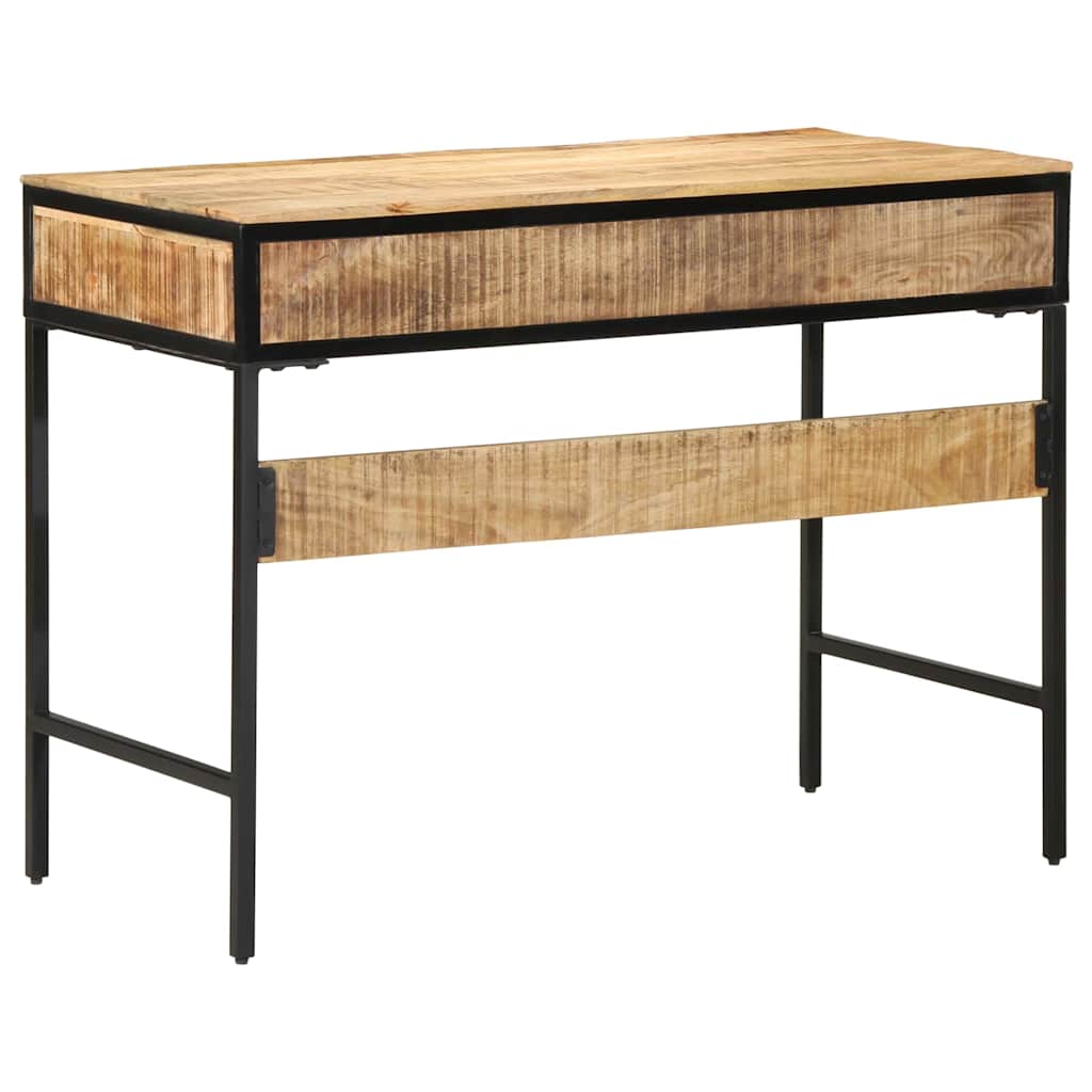 Writing Desk Brown 39.4" x 19.7" x 29.5" solid mango wood