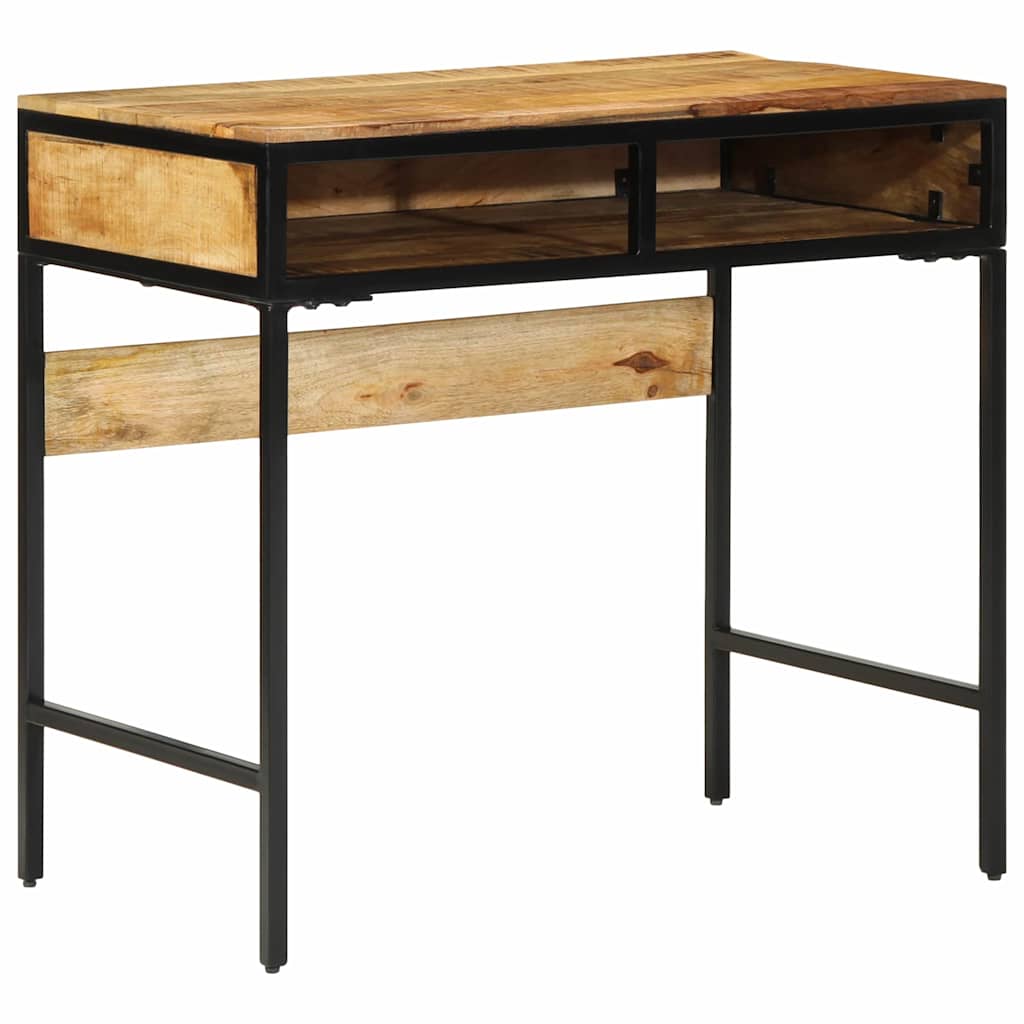 Writing Desk Brown 31.5" x 19.7" x 29.5" solid mango wood
