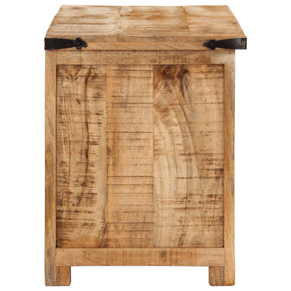 TV Cabinet Natural Solid Mango Wood Medium TV Cabinet