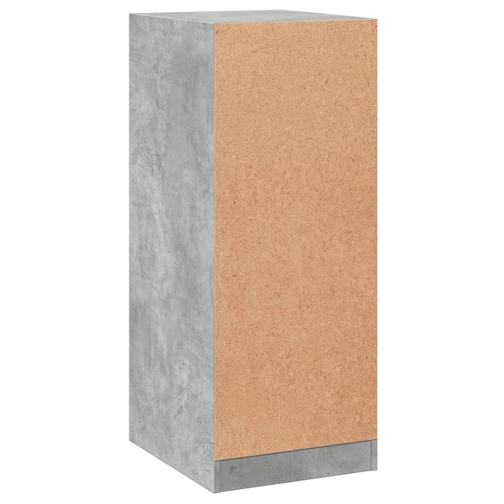 Wardrobe Concrete grey Engineered wood Compact Wardrobe