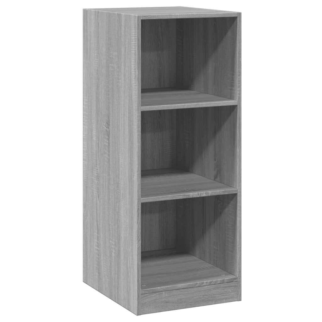 Wardrobe Grey Sonoma Engineered wood Compact Wardrobe