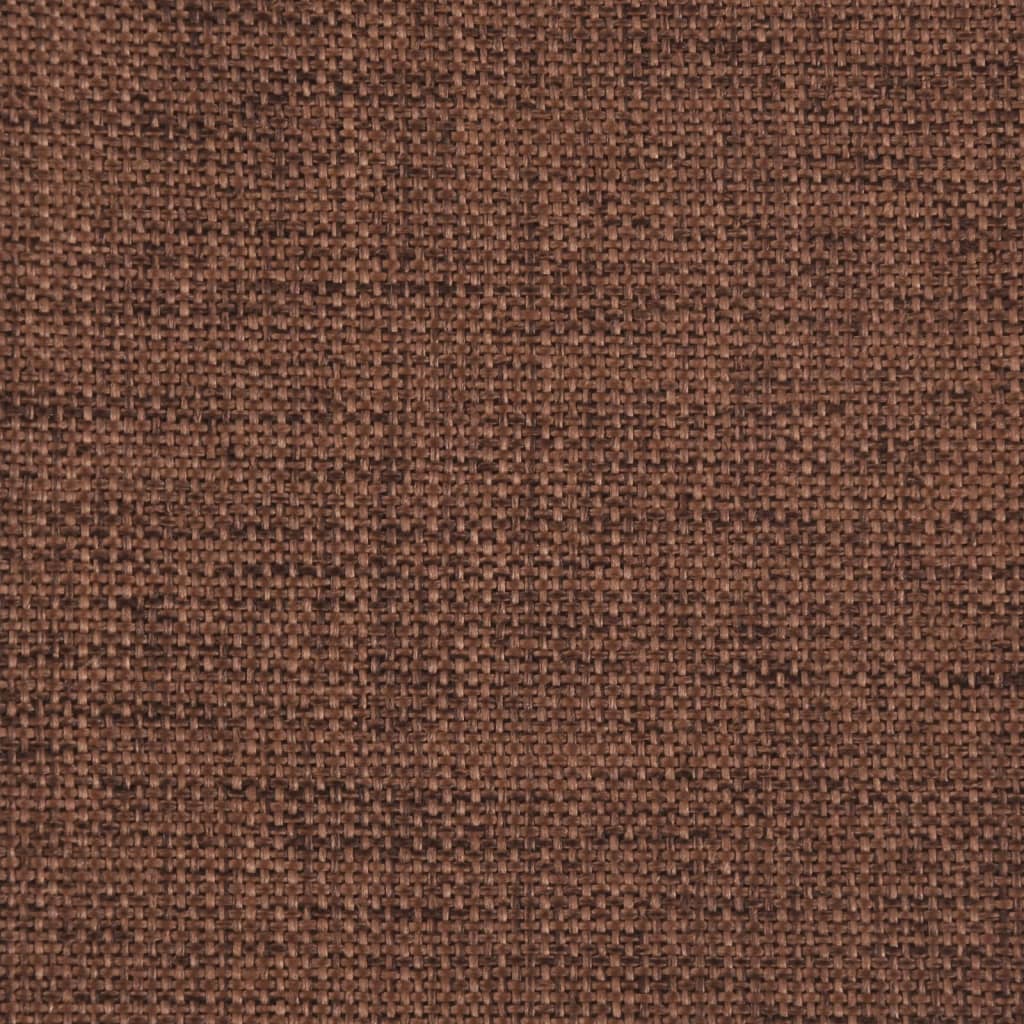 Bar Chair Brown Solid rubber wood, Fabric (100% polyester), Foam