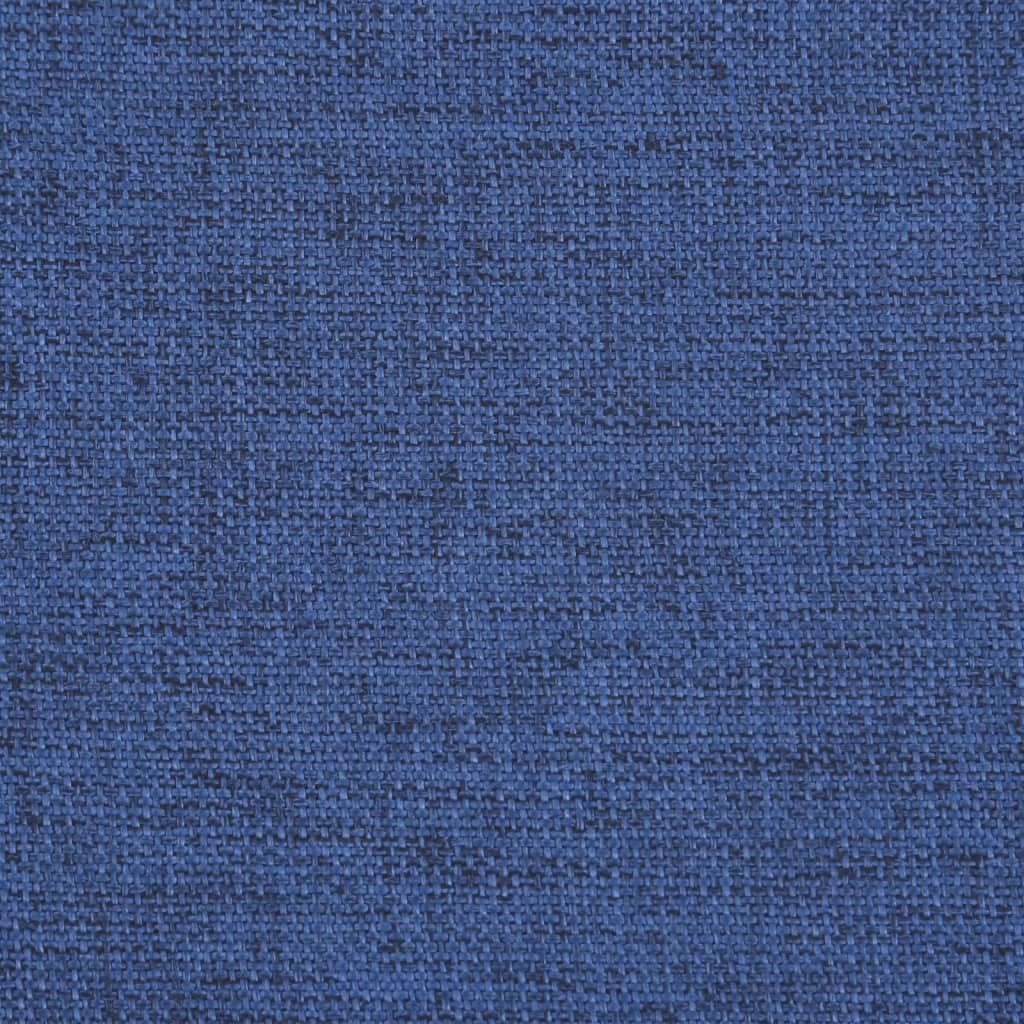 Bar Chair Blue and Black Solid rubberwood, fabric (100% polyester)