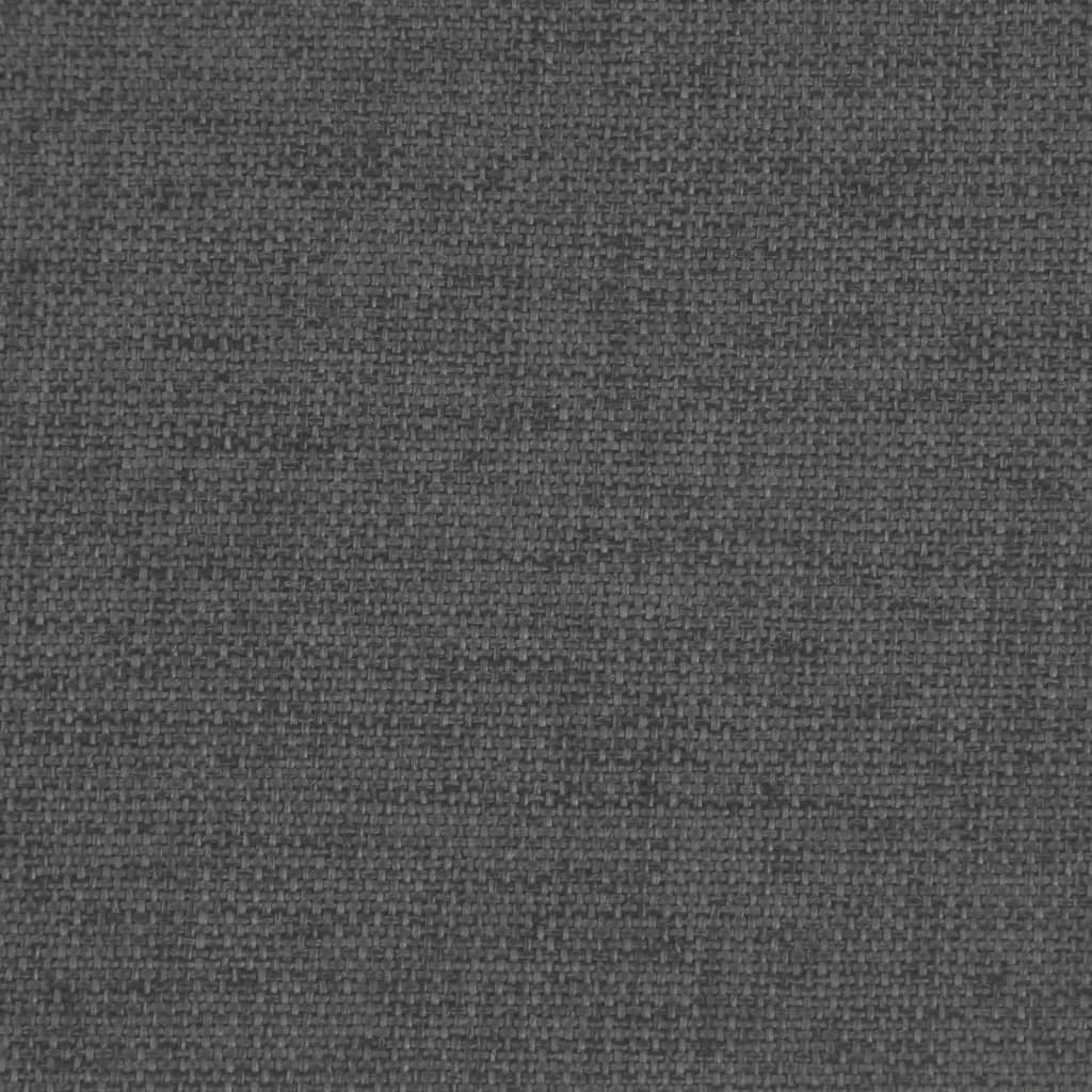 Bar Chair Dark grey Solid rubber wood, fabric (100% polyester)