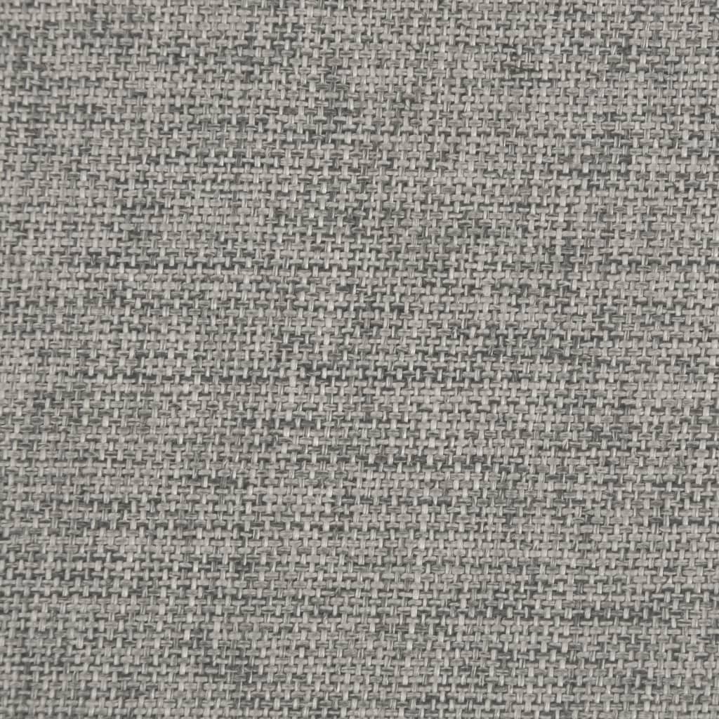 Bar Chair Light Grey Fabric (100% polyester) and Solid Rubber Wood