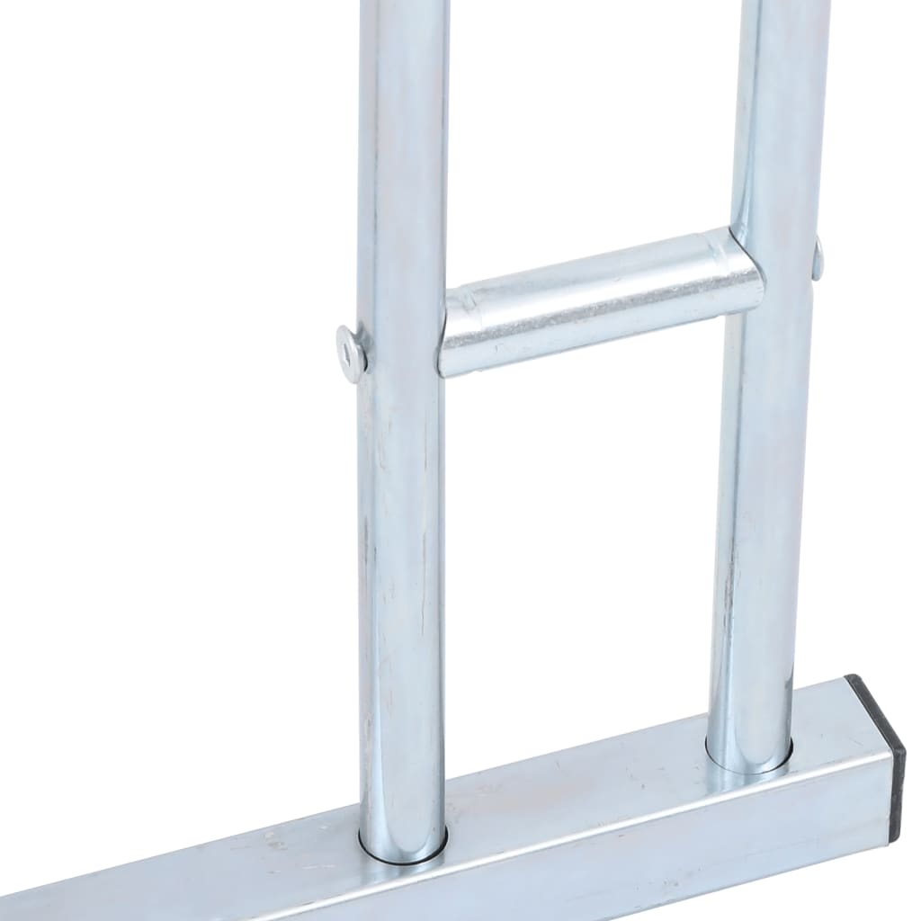 Bicycle Stand for 3 Bikes Floor Freestanding Galvanized Steel