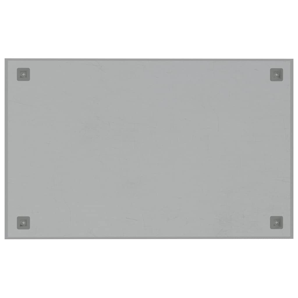 Wall-mounted Magnetic Board White 31.5"x19.7" Tempered Glass