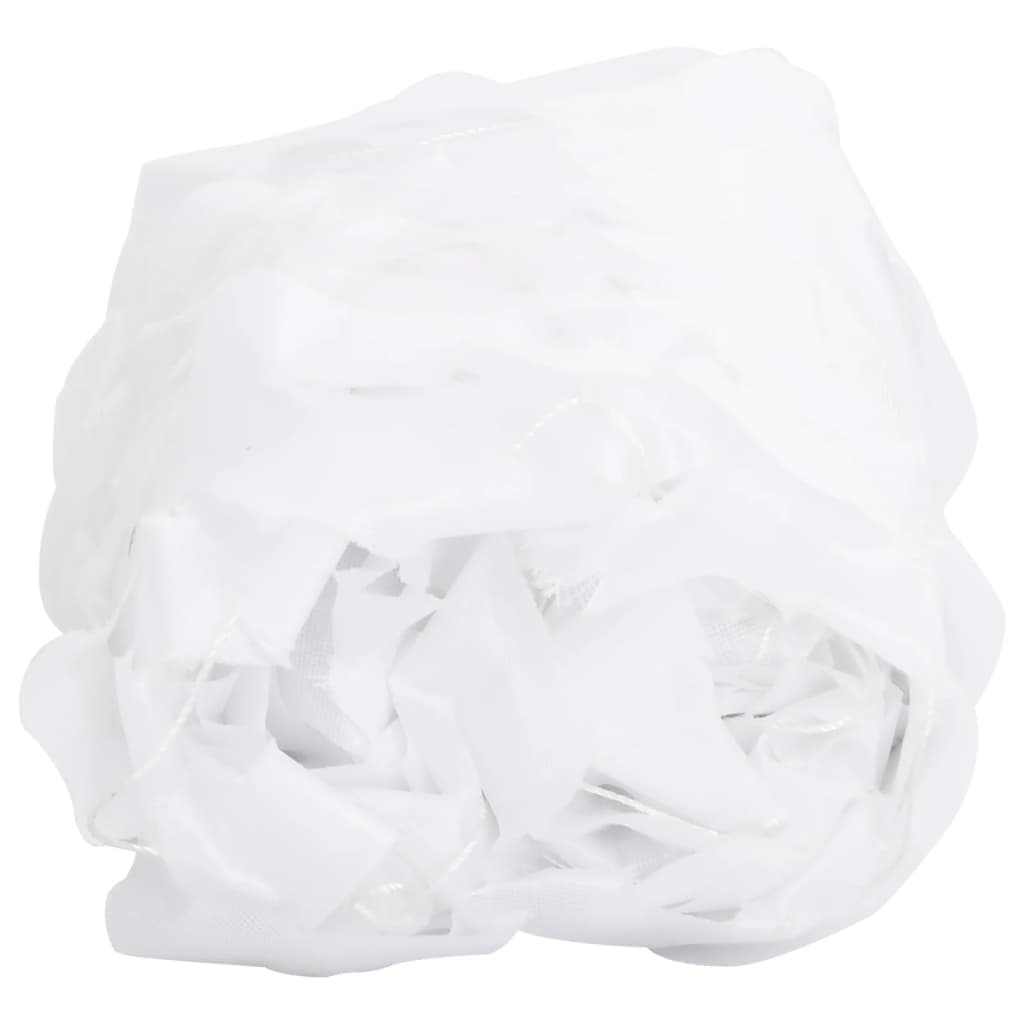 Camouflage Net with Storage Bag 318.5x81.5" White