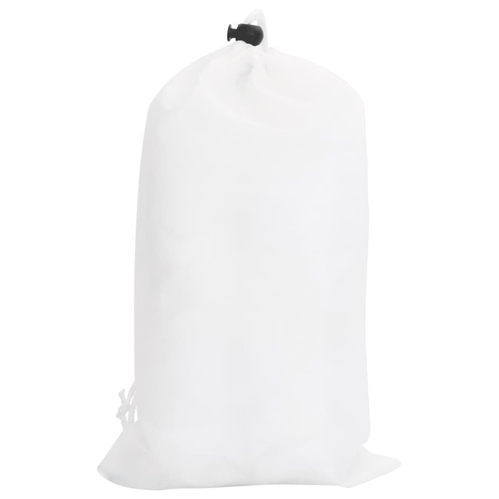 Camouflage Net with Storage Bag 318.5x81.5" White
