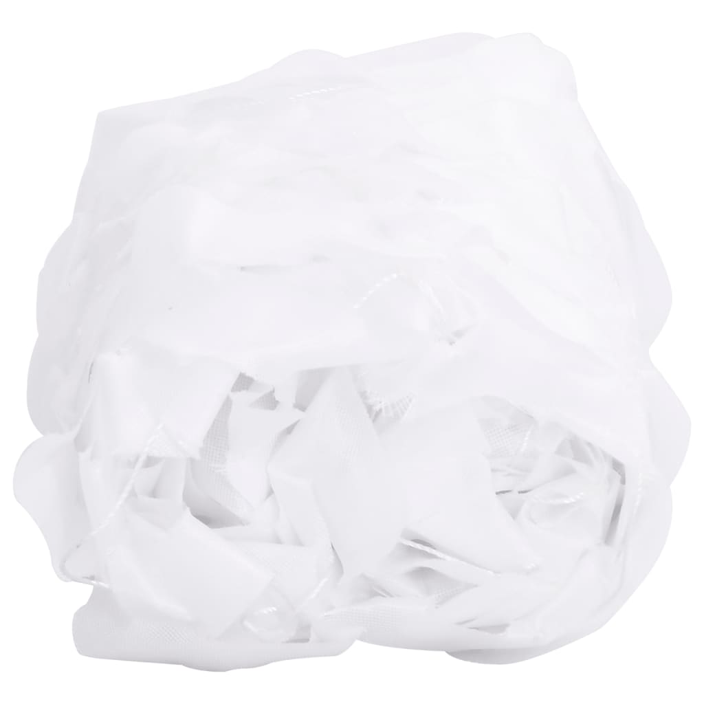Camouflage Net with Storage Bag 246.9x114.2" White