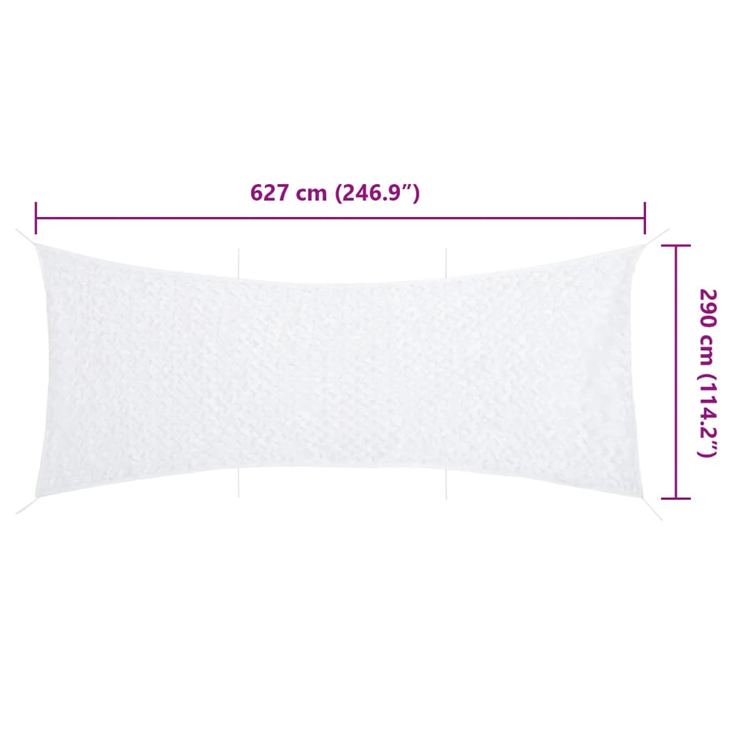 Camouflage Net with Storage Bag 246.9x114.2" White