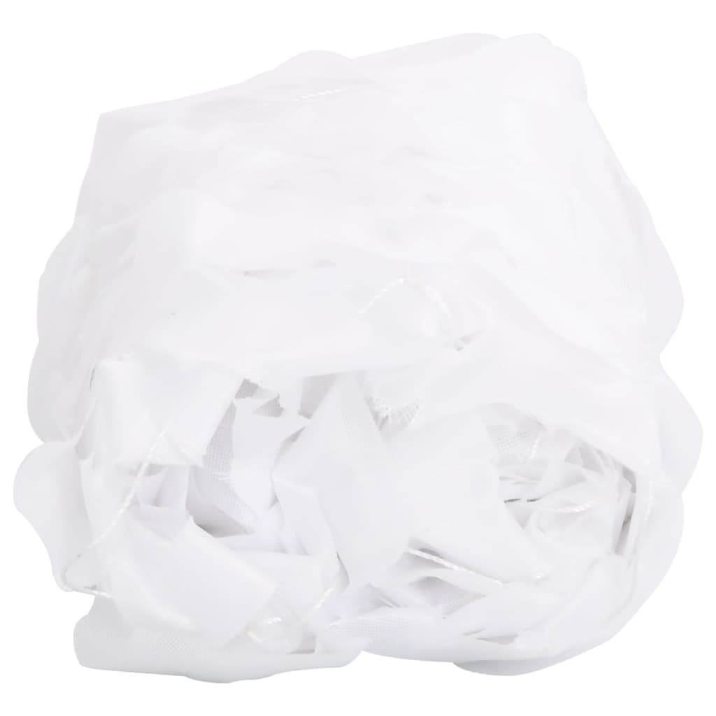 Camouflage Net with Storage Bag 241.7x228.7" White