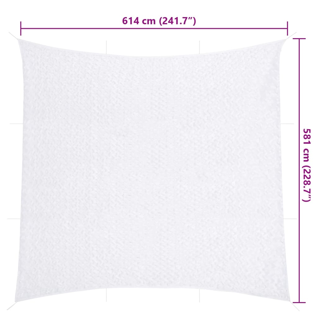 Camouflage Net with Storage Bag 241.7x228.7" White