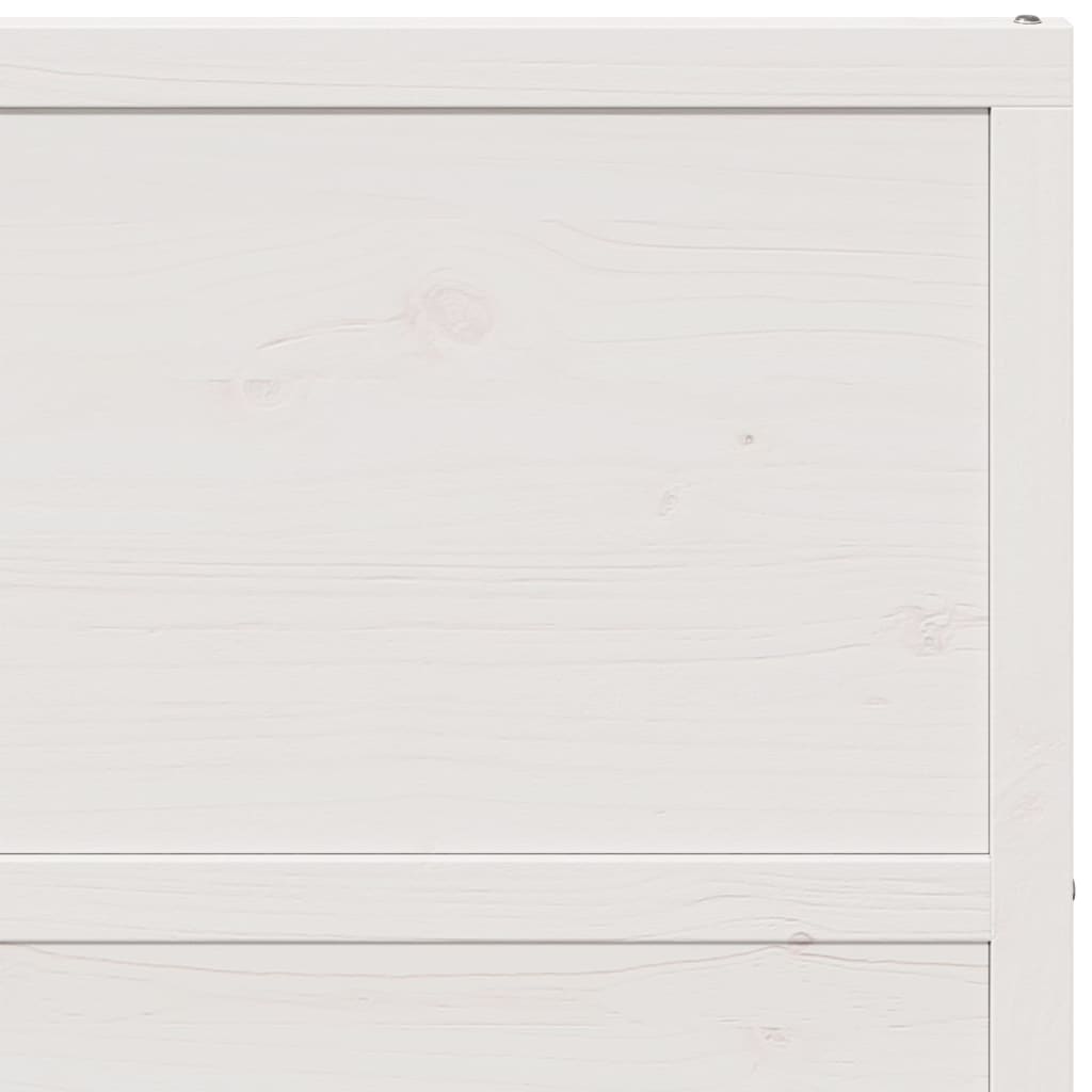 Barn Door White 39.4"x81.9" Solid Wood Pine