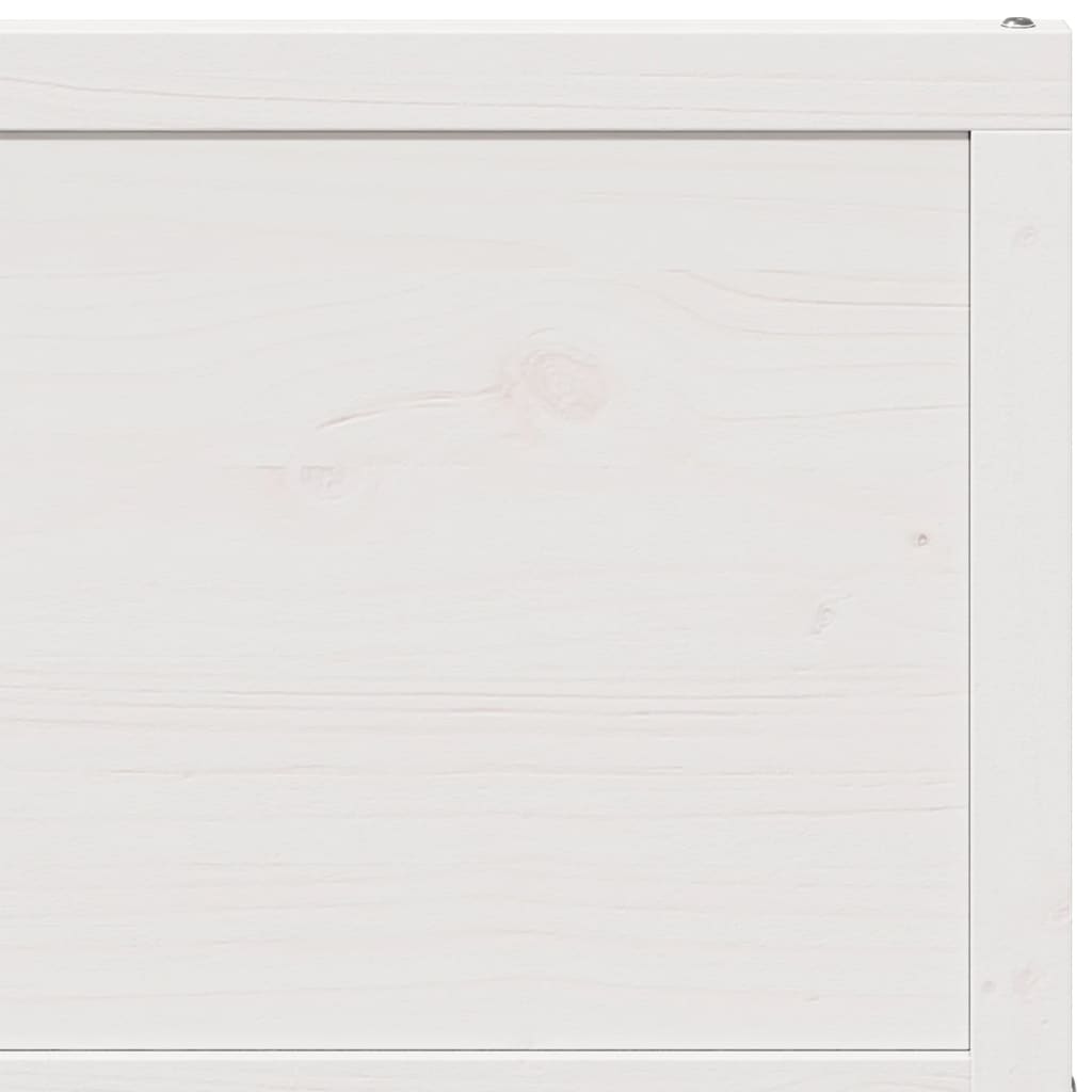 Barn Door White 35.4"x81.9" Solid Wood Pine