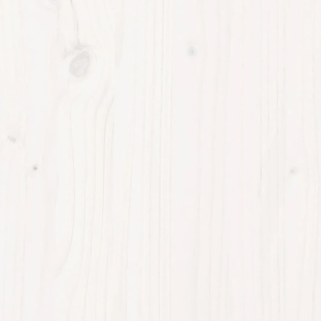 Barn Door White 35.4"x81.9" Solid Wood Pine