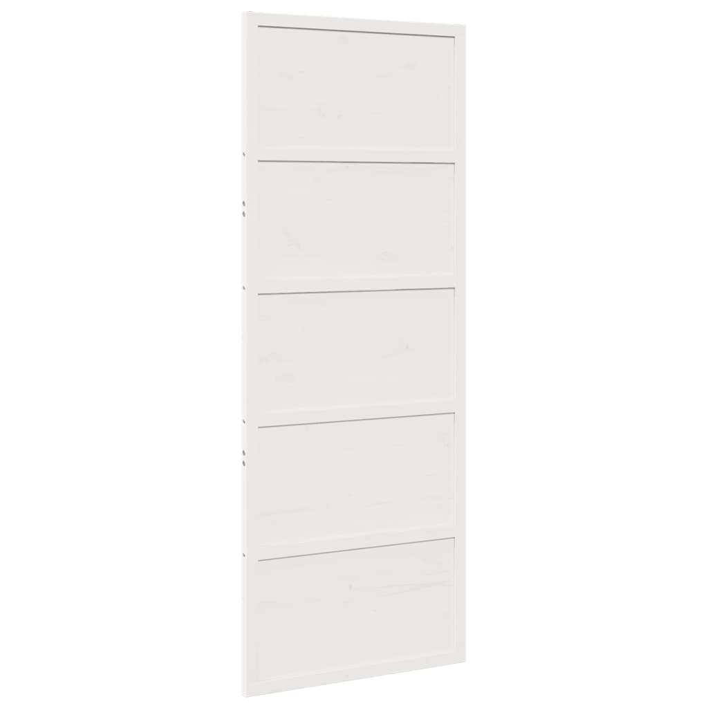 Barn Door White 31.5"x81.9" Solid Wood Pine