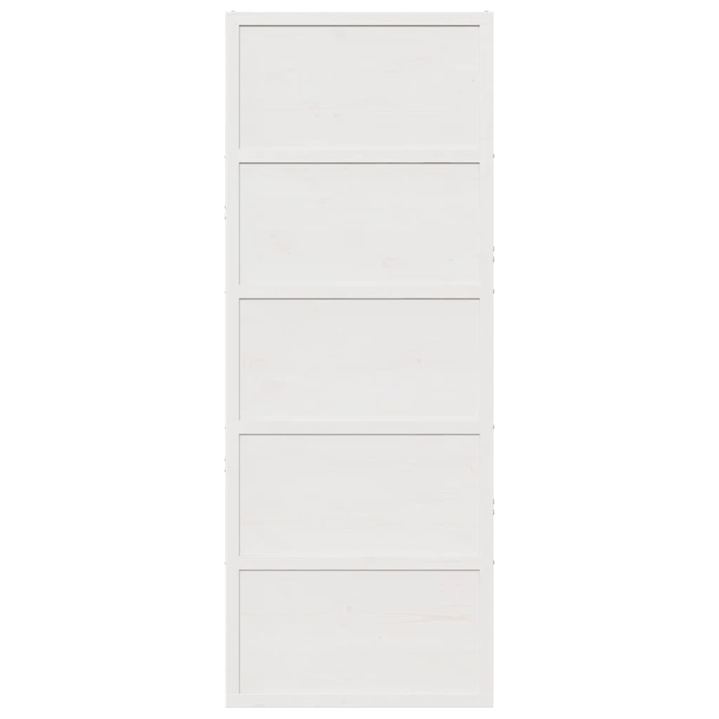 Barn Door White 31.5"x81.9" Solid Wood Pine