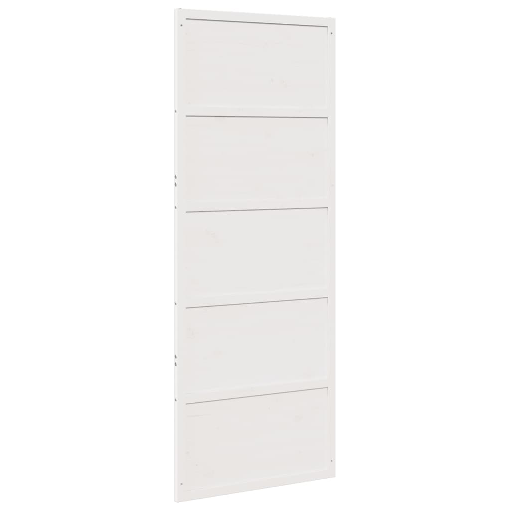 Barn Door White 31.5"x81.9" Solid Wood Pine