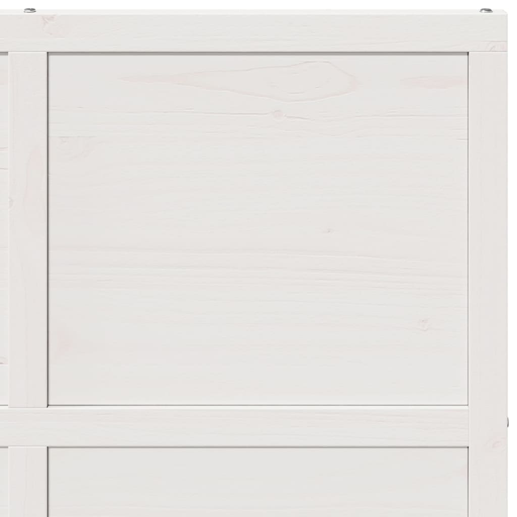 Barn Door White 39.4"x81.9" Solid Wood Pine