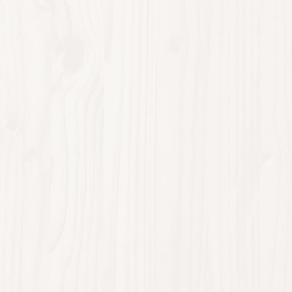 Barn Door White 39.4"x81.9" Solid Wood Pine
