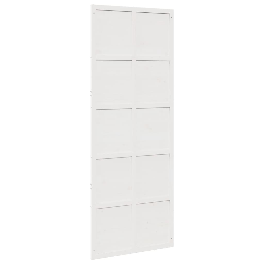 Barn Door White 31.5"x81.9" Solid Wood Pine