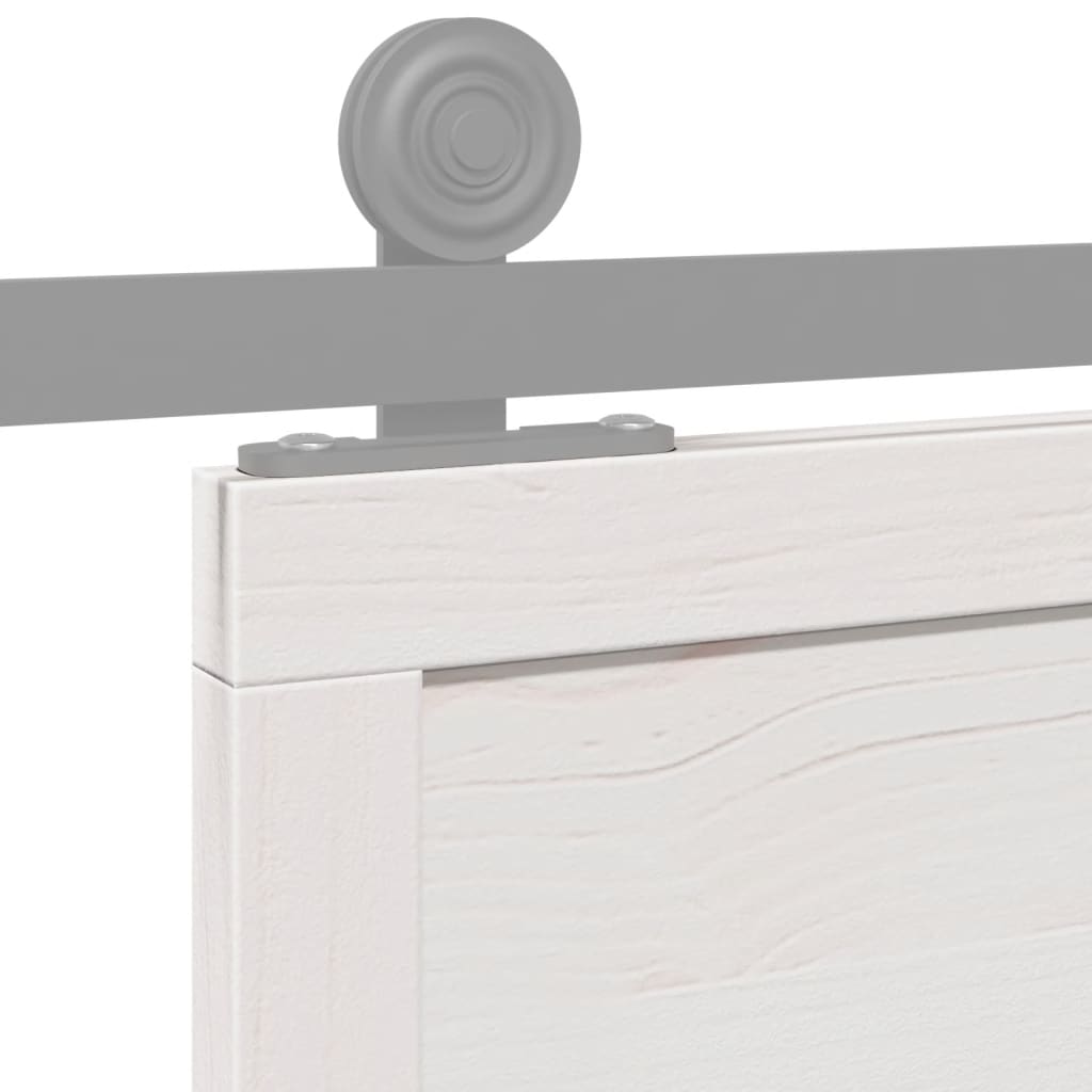 Barn Door White 31.5"x81.9" Solid Wood Pine