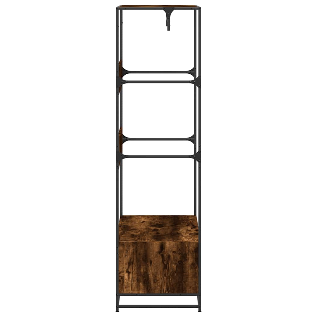 Wardrobe Smoked Oak Engineered wood, metal 35.4 x 19.7 x 70.9 in